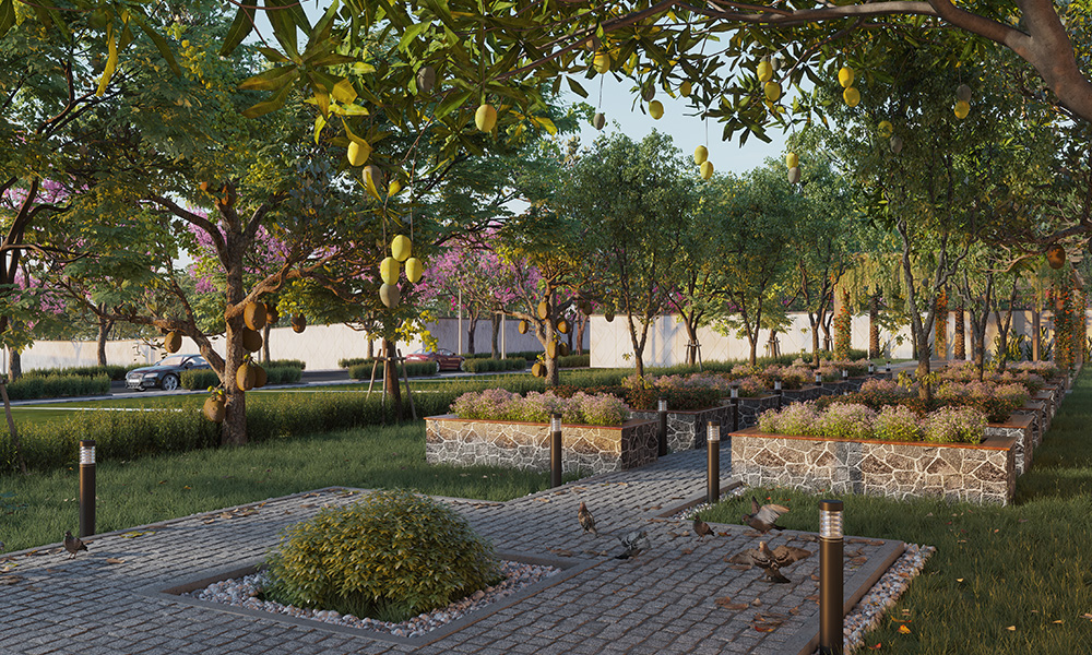 Fruit Orchard of vaishnavi AT-One Life | Best Place to Live at Bengaluru | Enquire Now at vaishnavilife.in | Residential Plots for Sale in Yelahanka, North Bengaluru | Vaishnavi Group | Invest in Lands