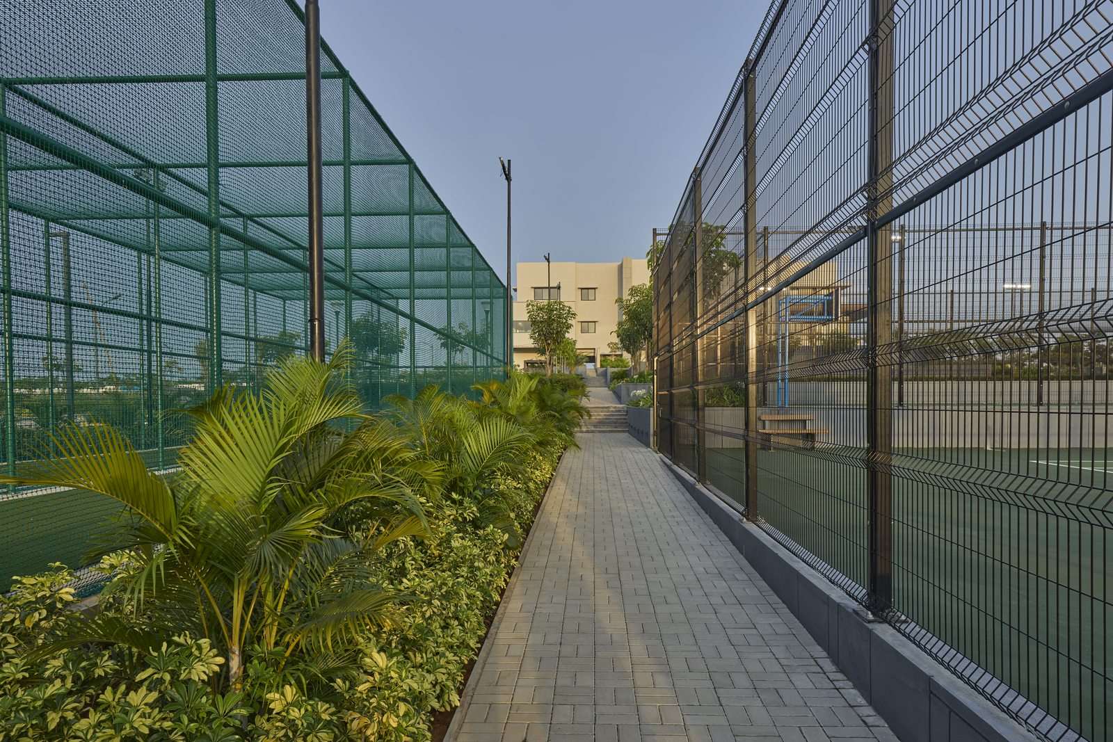 Landscaped Walkway